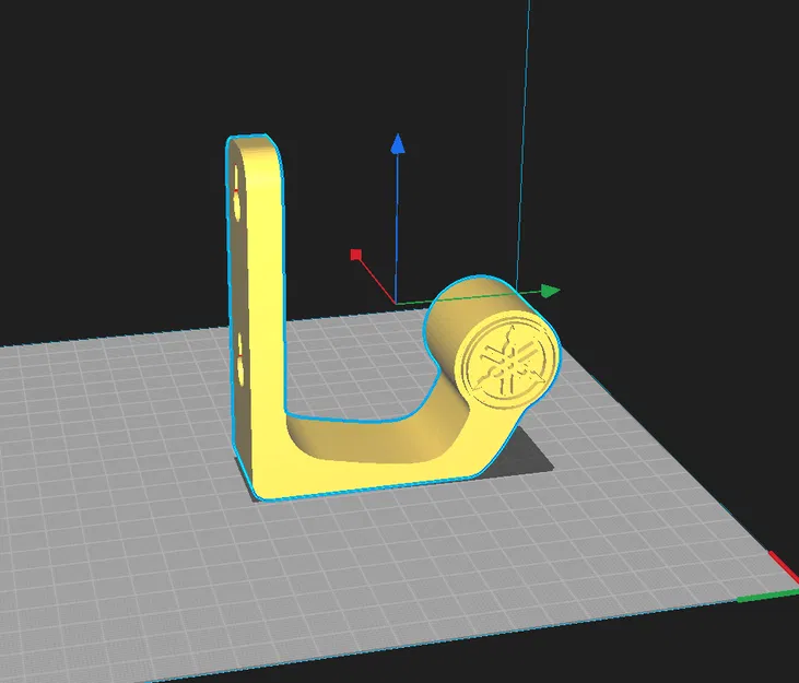 Giá đỡ mũ bảo hiểm thương hiệu Yamaha - Image 1