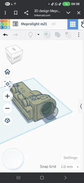 Mô hình Meprolight m21 (Prop) gắn ray Picatinny - Image 2