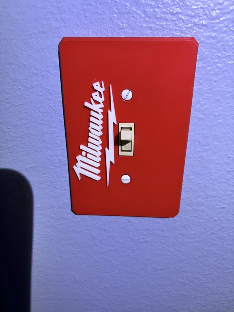 Nắp che công tắc đèn Milwaukee (Milwaukee Light Switch Cover Plate) - Image 1