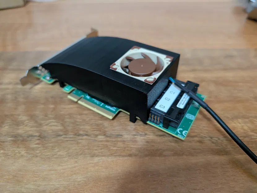 Ống hướng gió quạt 40x20 cho LSI 9400-16i (Fan Shroud) - Image 1