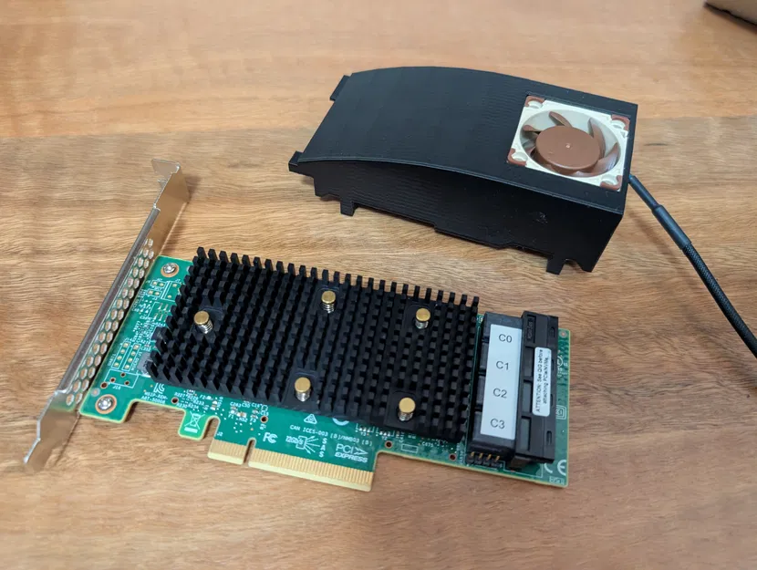 Ống hướng gió quạt 40x20 cho LSI 9400-16i (Fan Shroud) - Image 2