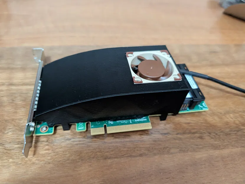 Ống hướng gió quạt 40x20 cho LSI 9400-16i (Fan Shroud) - Image 4