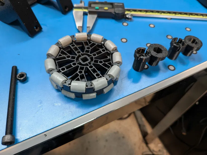 Adapter bánh xe Vex cho Printed Droid của Mr. Baddeley - Image 2