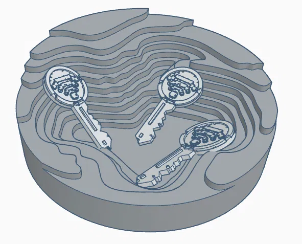 Schlüssel schale – Khay/Chén đựng chìa khóa phong cách hiện đại - Image 1