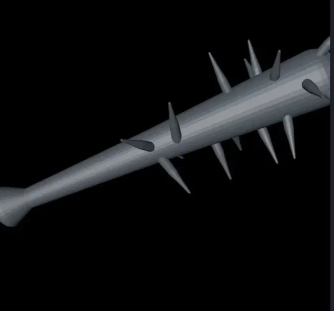 Mô hình action figure cầm gậy có đinh (Spiked bat action figures) - Image 1