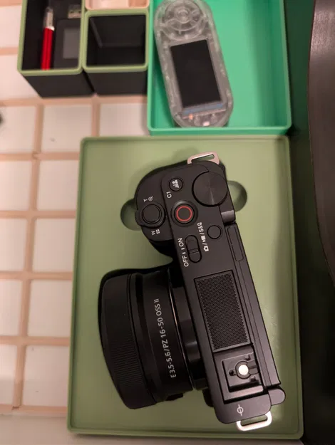 Hộp Gridfinity cho bộ kit Sony ZV-E10 - Image 1