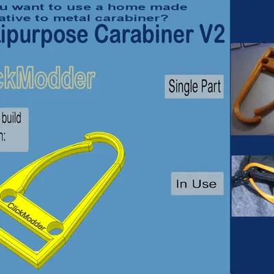 MultiPurpose Carabiner V2 (Móc Carabiner Đa Năng)
