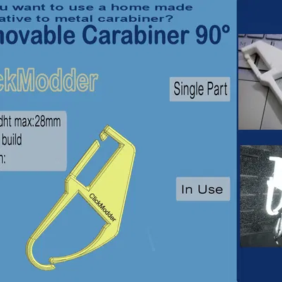Carabiner tháo rời 90g