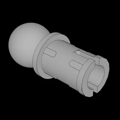 Lego Compatible (66906.dat) Technic Pin Towball with Friction
