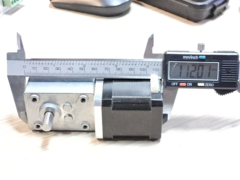 Mô hình 3D Nema 17 kèm hộp số 100:1 - Image 1