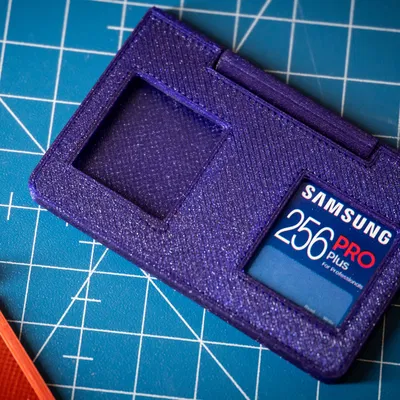 Hộp ví đựng 2 thẻ SD 7g - cao 4mm