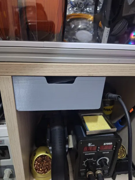 Ngăn Kéo Gắn Dưới Bàn 140mm Tối Ưu (Under Desk Drawer 140mm Optimized) - Image 3