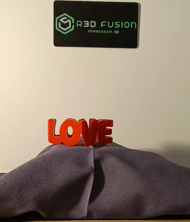 Coeur love flip – Trái tim “love” 2 mặt (text flip) - Thumbnail 1