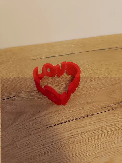 Coeur love flip – Trái tim “love” 2 mặt (text flip) - Image 2