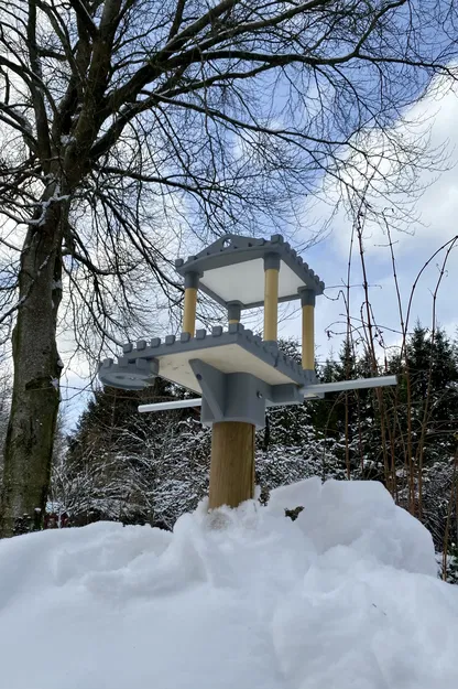 OpenBirdFeeder / BirdShitCastle3000 – Máng ăn cho chim chống thời tiết - Image 2