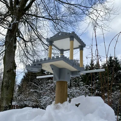 OpenBirdFeeder / BirdShitCastle3000 – Máng ăn cho chim chống thời tiết