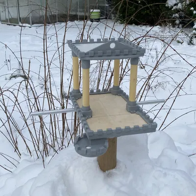 OpenBirdFeeder / BirdShitCastle3000 – Máng ăn cho chim chống thời tiết