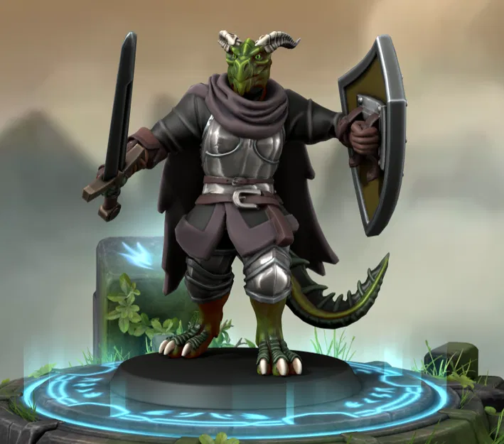 Thrazul Greenscale - Chiến binh Dragonborn - Image 1