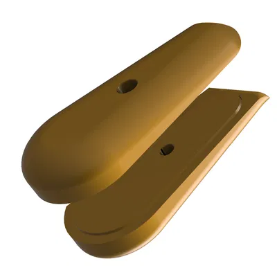 Ốp tay cầm trơn cho Mauser C96 (Mauser C96 Smooth Grips)