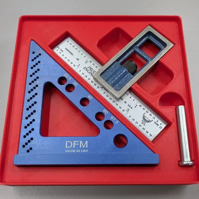 Khay lưu trữ vuông nhỏ Gridfinity (3x3)