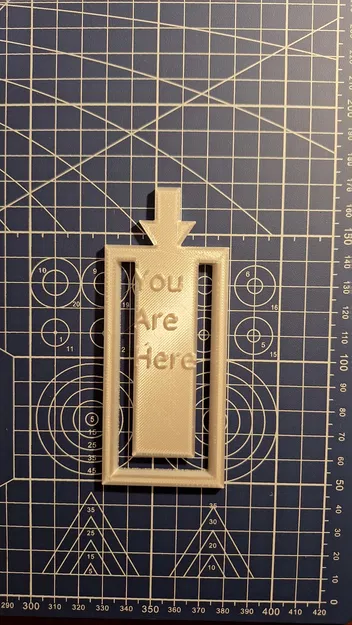 Bookmark hình mũi tên chữ “You are Here” – Tiết kiệm filament - Image 1