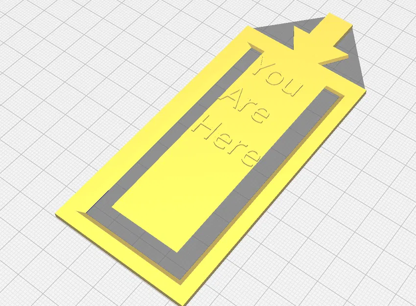 Bookmark hình mũi tên chữ “You are Here” – Tiết kiệm filament - Image 2