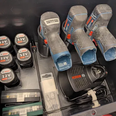 Bộ mount cho pin, máy khoan & sạc Bosch Professional 12V