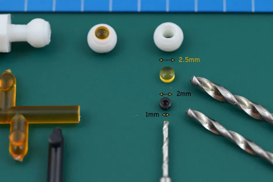 Đế mắt Digital Eye 5mm tỉ lệ 1/12 cho MegamiDevice & Megalomaria (Kotobukiya) - Image 2