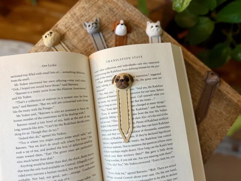 Pugmark (Pug bookmark) – Bookmark Đầu Chó Pug Dễ Thương - Image 1