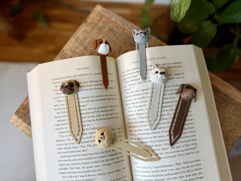 Pugmark (Pug bookmark) – Bookmark Đầu Chó Pug Dễ Thương - Image 2