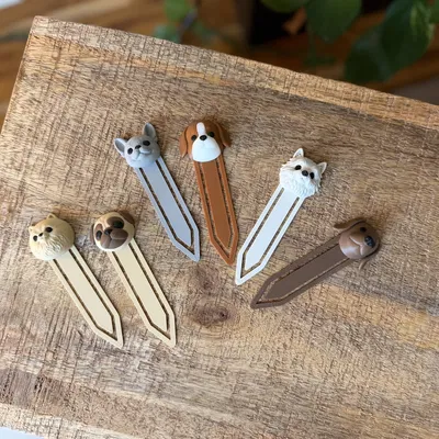 Pugmark (Pug bookmark) – Bookmark Đầu Chó Pug Dễ Thương