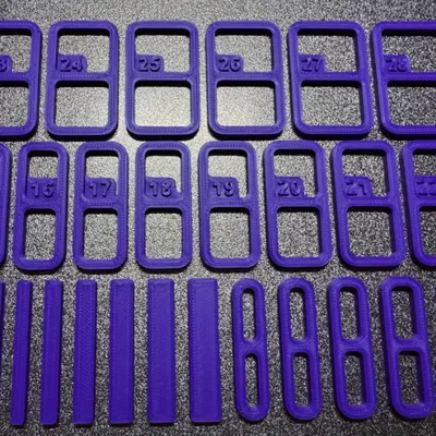 Gridfinity Spacers (Gộp thành 2 file STL)