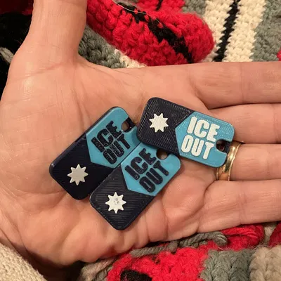 Còi Khẩn Cấp ICE OUT – Thiết Kế Cờ Minnesota