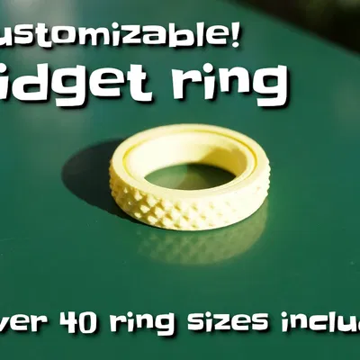 Nhẫn fidget print-in-place