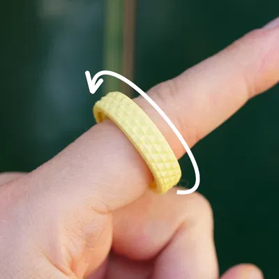 Nhẫn fidget print-in-place