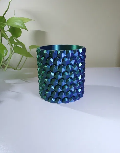 Chậu Cây Hex Emerald (Hex Emerald Planter) - Image 1