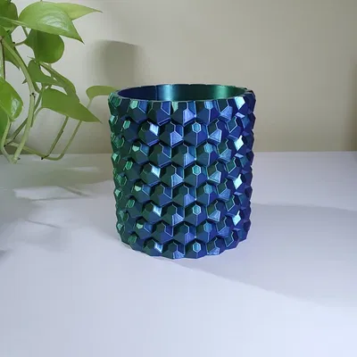 Chậu Cây Hex Emerald (Hex Emerald Planter)