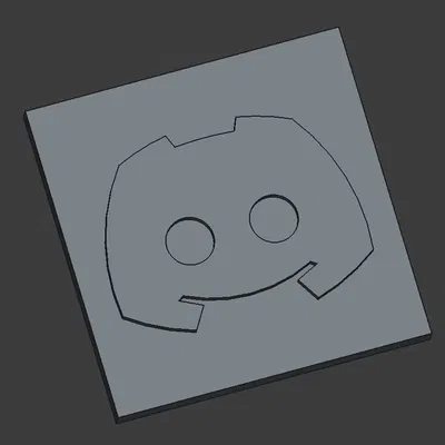 Tấm Deco plate logo Discord