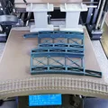 Cầu dầm thép modular Märklin H0 Rail-C R3 30° (nhiều phần, cắm ráp) - Thumbnail 5