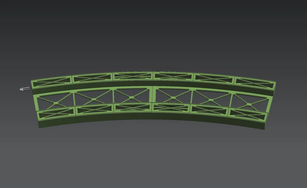 Cầu dầm thép modular Märklin H0 Rail-C R3 30° (nhiều phần, cắm ráp) - Image 13