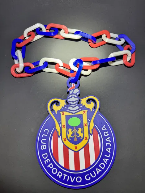 Dây chuyền Chivas Guadalajara cỡ lớn / hype chain - Image 1