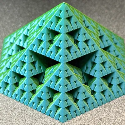 Fractal Lưỡng Tháp Hai Chóp Lục Giác Vase Mode | Level 4 | Bản Pyramid