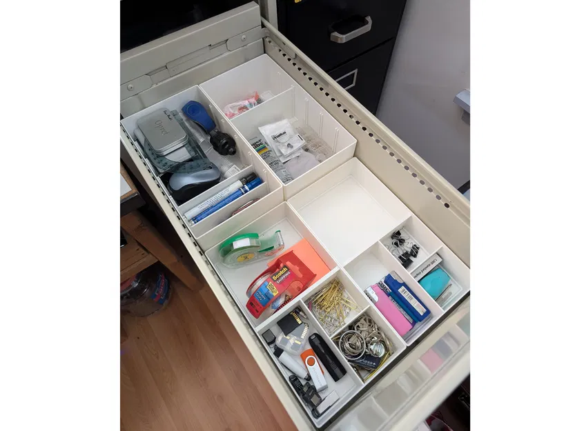 Khay xếp chồng cho tủ hồ sơ - File thiết kế tham số (Parametric) - Image 5