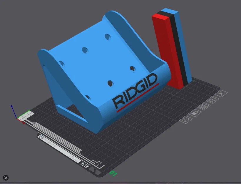 Kệ RIGID Battery Charger Stand: để bàn, treo tường, Pegboard hoặc Slatwall - Image 6