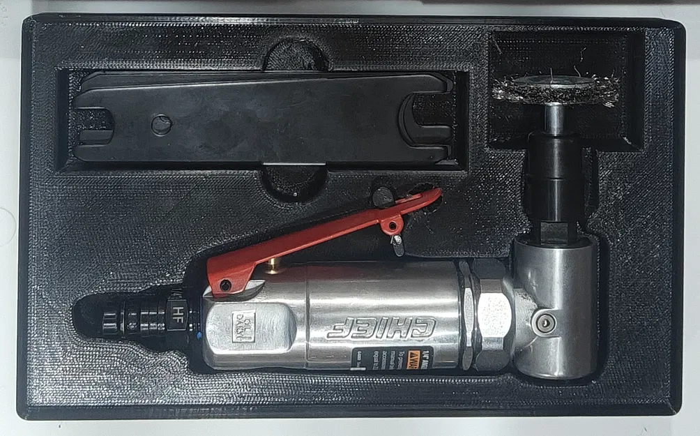 Hộp Gridfinity cho máy mài góc Chief góc vuông (Right Angle Chief Gridfinity Box) - Image 1