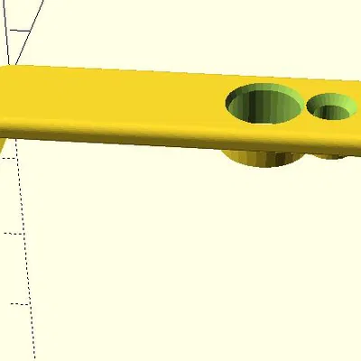 Nắp hộp dispensing dosing capsule có lỗ cho cán dụng cụ