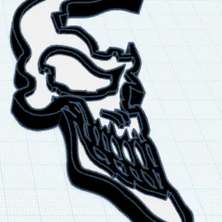 Móc khóa đầu lâu ngầu (Cool Skull Keychain)