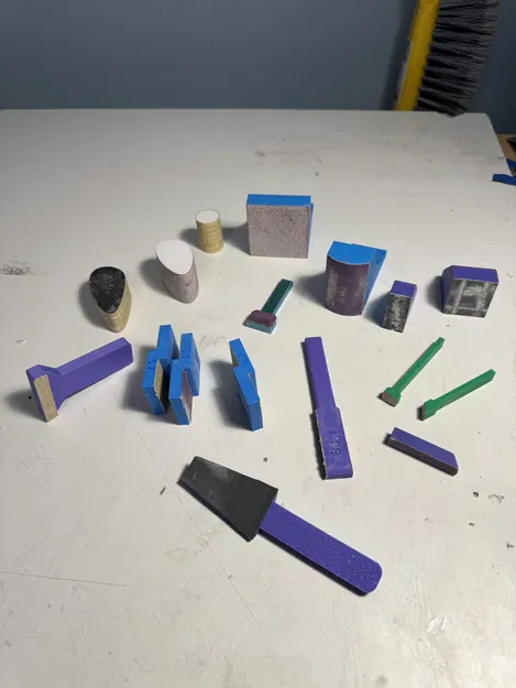 Khối chà nhám làm violin (Violin Making Sanding Blocks) - Image 1