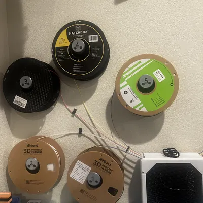 Nắp giữ cuộn filament có đánh số (Remix)