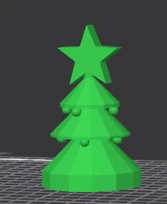 Cây thông Noel đơn giản kèm vài món trang trí - Image 1